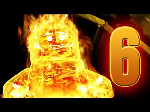 LEGO Marvel Super Heroes Movie Walkthrough 06 HD1080p - HumanTorch Hawkeye  - No Commentary