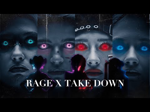 RAGE X TAKE DOWN | K4OS, HUNTR/X (Kpop Demon Hunters) MASHUP