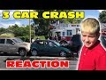 Kid Temper Tantrum Reacts To A Three Car Crash Down The Road Original