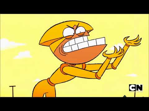 OK KO Shannon tranforms in to donut , straw , and hammer,