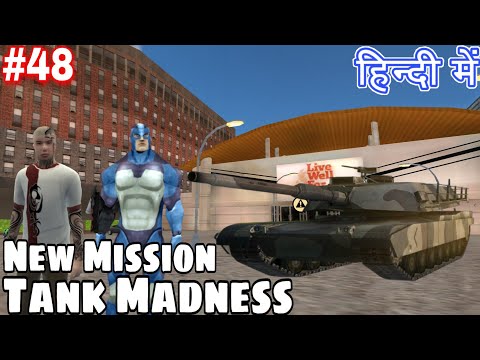 New Mission Tank Madness in Rope Hero Vice Town #48 Hindi Free Don Chota Chatri New Update  Funny