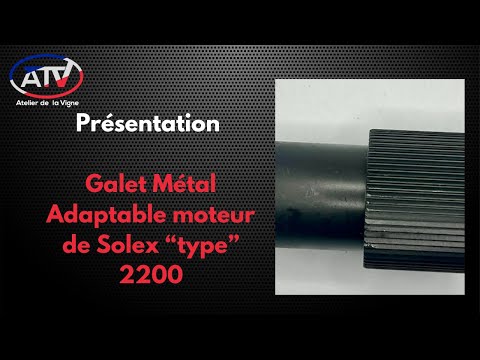 Galet métal pour Solex 1700, 2200, 3300