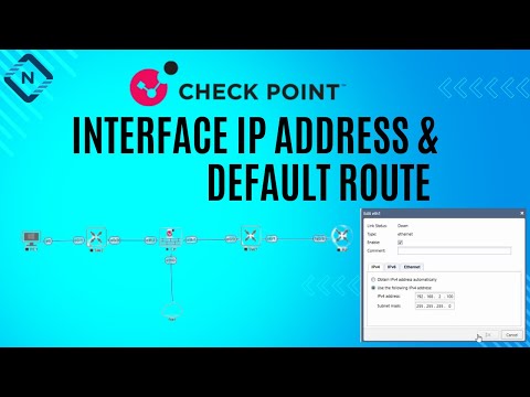 How to Assign IP address and Default route in Checkpoint Firewall? | Checkpoint Firewall