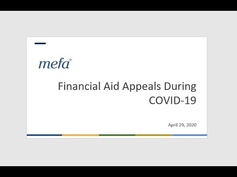 Financial Aid Appeals During COVID-19