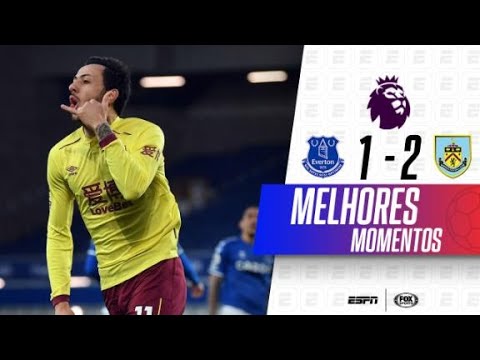 TEVE GOLAÇO ÉPICO! Melhores momentos de Everton 1x2 Burnley na Premier League