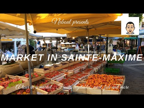Market in Sainte-Maxime