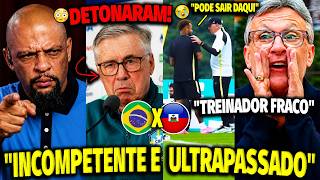 JORNALISTAS EXPLODEM CONTRA ANCELOTTI ANTES DO JOGO CONTRA HAITI!
