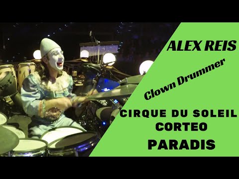Cirque du Soleil Corteo 2019 - Paradis - Alex Reis Clown Drummer -