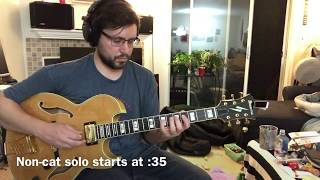 Out of Nowhere, Jimmy Raney solo ("Nowhere" from the Raney Aebersold) on Ibanez PM100