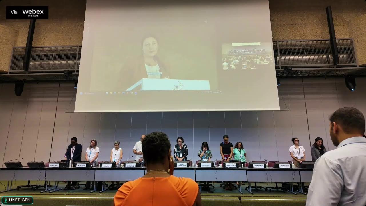 Tribute to Ms. Tessa Goverse at Basel Convention OEWG-15