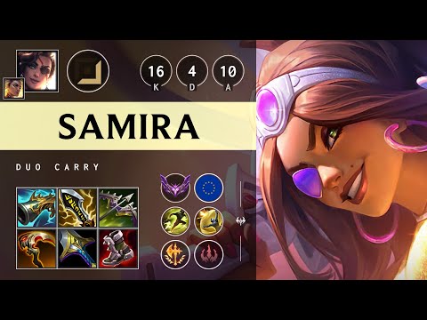 Samira ADC vs Ashe: Legendary - EUW Master Patch 25.S1.1