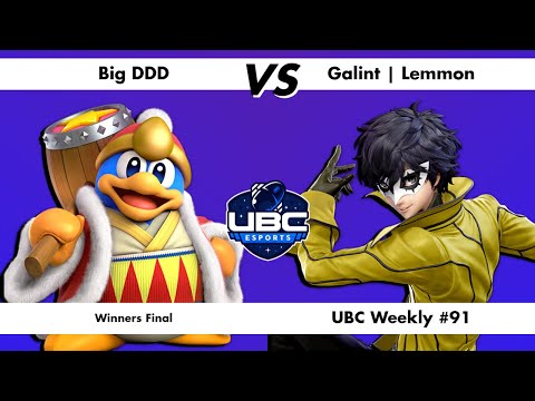 UBC Weekly #91 - Winners Final - Big D (King Dedede) Vs. Galint | Lemmon (Joker) - SSBU