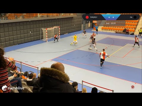 Wedstrijd TPP/Feyenoord Futsal - Futsal Apeldoorn 07-02-2020 eredivisie zaalvoetbal