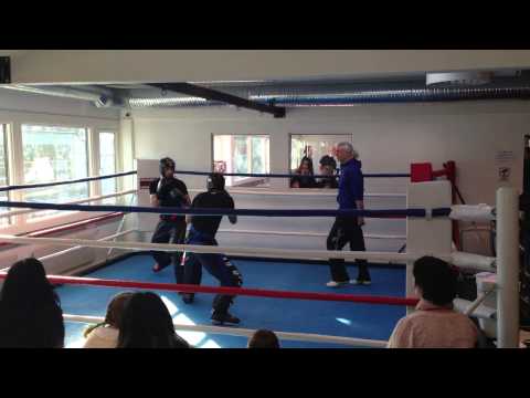 Kickboxing match..