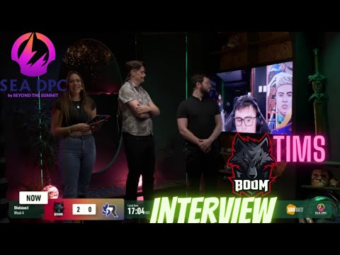 TIMS INTERVIEW WINNER AFTER - BOOM ESPORTS VS RSG - DPC SEA 2021/2022 Tour 3:Division I