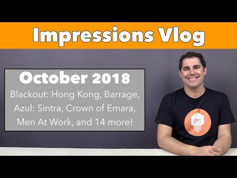 Impressions October '18 - Blackout: Hong Kong, Azul: Sintra, and 17 more!