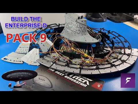 Build The Massive Star Trek Enterprise-D Stages 31, 32, 33, and 34 from FanHome | ASMR