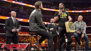 Seth Rollins forces John Cena to reinstate The Authority: Raw, December 29, 2014