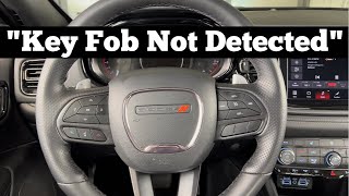 2014 - 2024 Dodge Durango Key Fob Not Detected - How To Start With Dead, Bad Key Fob Battery