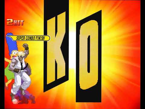 Mugen: Violent Ken vs The Simpsons