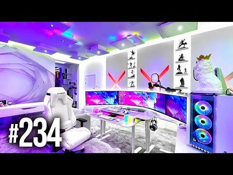 Room Tour Project 234  - BEST Desk & Gaming Setups!