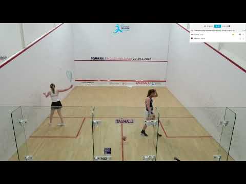Lucy Turmel - Marie Stephan (England vs France) - ESF European Team Squash Championships 2023