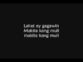 Makita Kang Muli By: Sugarfree (w/ lyrics) 