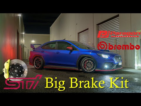 Is it an STI Yet!?? STI Brembo 6 pot Upgrade for the 2023 VB WRX
