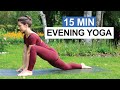 15 Min Evening Yoga Flow Wind Down Relaxing Yoga