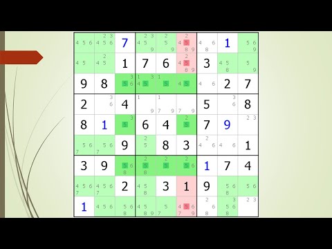 dxSudoku #68 Finned X-Wing Puzzle Solving Technique