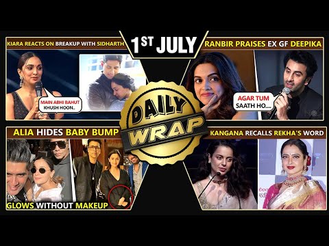 Kangana Recalls Rekha's Word, Kiara Reacts On Her Breakup, Kartik Enjoys Rain | TOP 10 NEWS