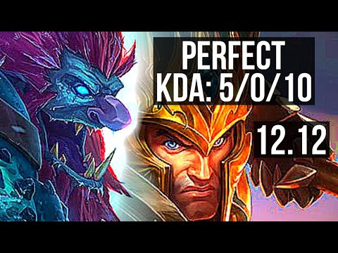 TRUNDLE vs JARVAN IV (JNG) | 5/0/10 | EUW Master | 12.12