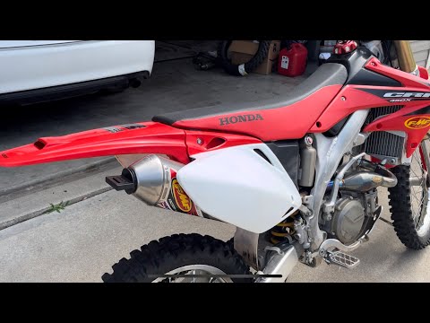 CRF 450X FMF MegaBomb Factory 4.1 Exhaust Sound