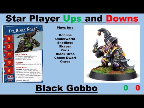 Blood Bowl Season 3 Star Player Ups and Downs: Black Gobbo