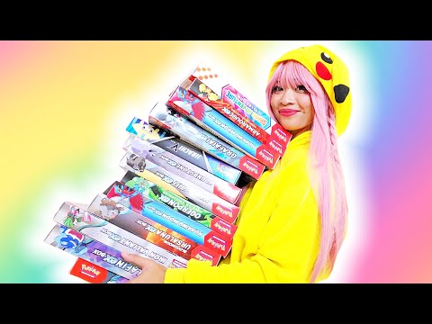 UNBOXING *SO MANY* POKEMON CARDS BOX 