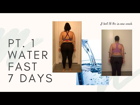Pt.1| 16lbs down in 7 days Water Fast | Vlog