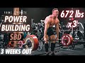 3 WEEKS OUT! SBD Day Training! How I Plan to Taper & Injury Update