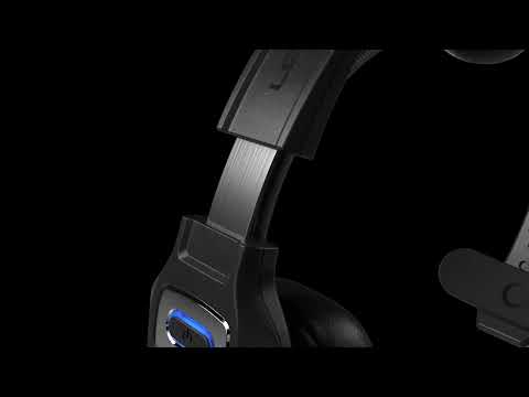 Bluetooth Headset designed for Truckers with AI Noise Cancelling Microphone & Mute Button by LEVN