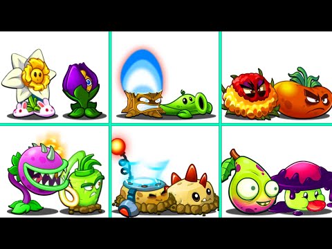 PvZ2 - 6 Best COMBOS Plants Power-Up Battlez - Who Will Win ?