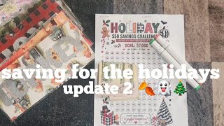 HOLIDAY SAVINGS CHALLENGE🍂🎄👻 #holidaysavings #preparingfortheholidays #savingmoney #budgetingApryl 