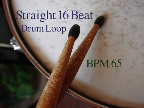 [Drum Loop]Straight 16Beat 65BPM