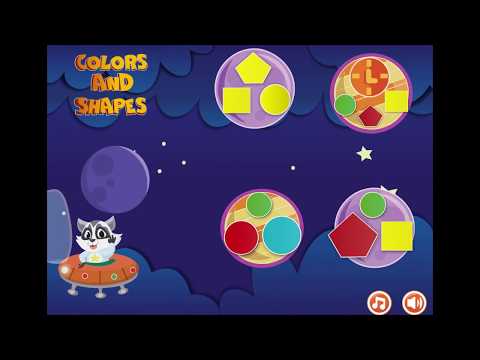 Smart shapes and colors. Kids learning game 1 year Video