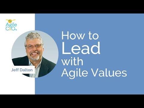 AgileCxO Lightning Lesson 1 - The Values of Agile Leadership
