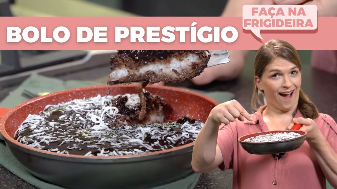BOLO DE PRESTÍGIO, sem leite, sem ovos... feito na FRIGIDEIRA | Pronto em 15 minutos