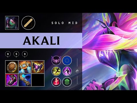 Akali Mid vs Lucian - EUW Master Patch 25.24