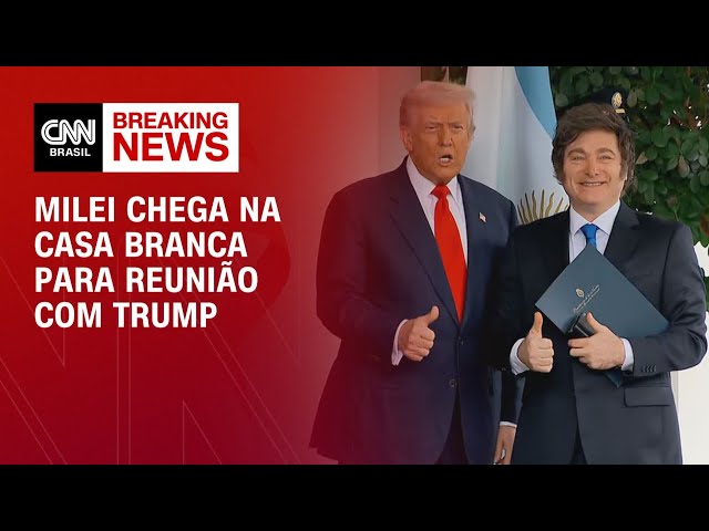 Trump se reúne com Milei na Casa Branca | BASTIDORES CNN