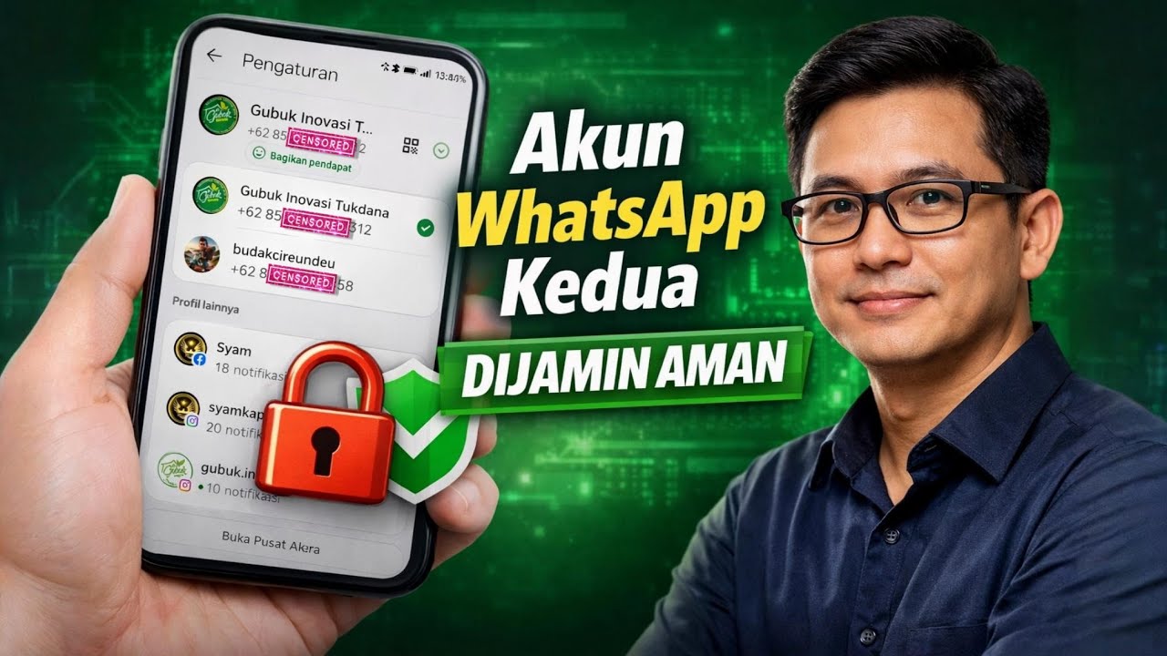 Cara Menyembunyikan Akun WhatsApp Kedua Di Android