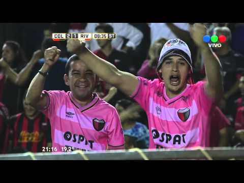 Gol de Sperduti. Colón 2 - River 1 | Primera División 2016 - Fecha 07
