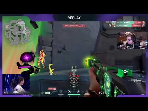 Shroud react to 100T insane comeback against ACEND( OT Highlights)