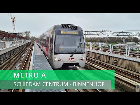 Classic Cabinerit | Metro Rotterdam | Lijn A, Schiedam Centrum - Binnenhof